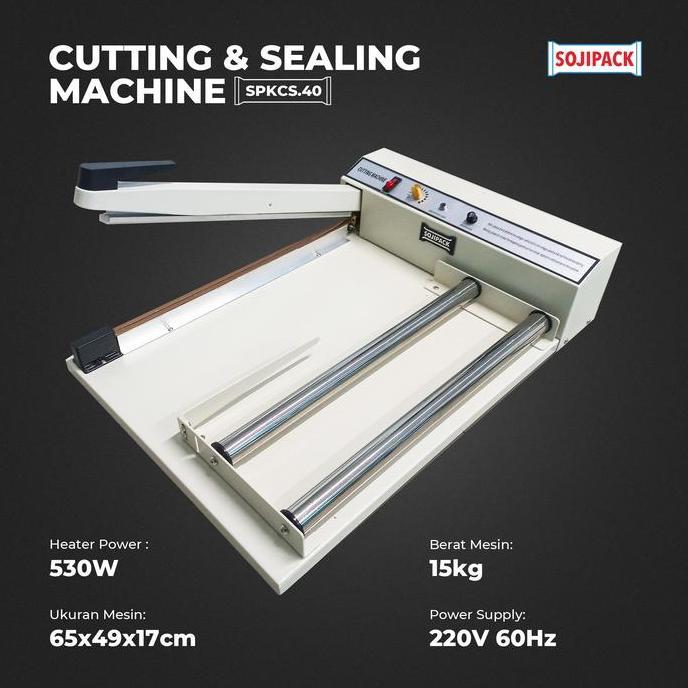 Mesin Sealer Cutting Plastik Wrapp Shrink Mesin Potong Plastik / CUTTING & SEALING MACHINE Sojipack