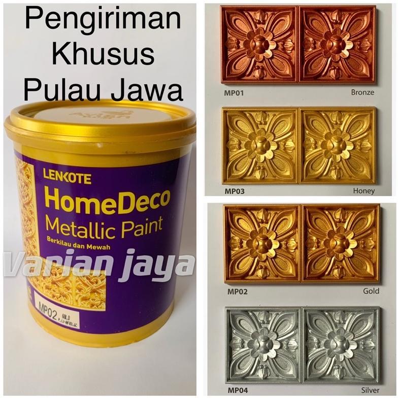 Cat Tembok Emas Gold Metalik Homedeco Dinding Gypsum Grc