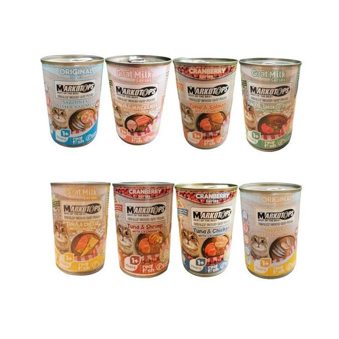 Makanan Basah Kucing Markotops Kaleng 400Gr Markotop Wet Food