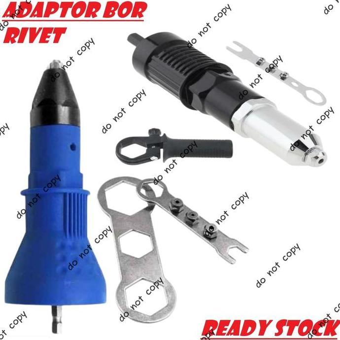 Adaptor Bor Rivet Tang Rivet Ripet Sambung Konverter Rivet Adapter Bor
