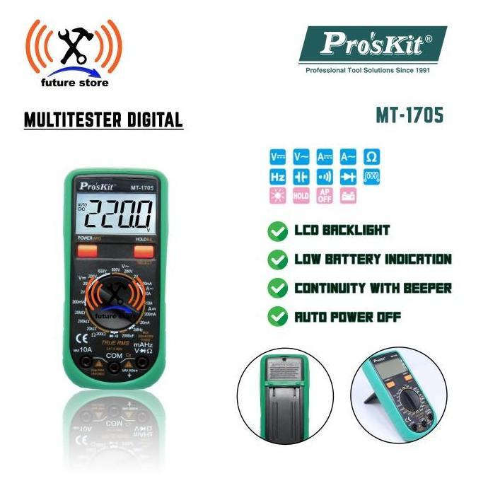PROSKIT MT-1705 MULTITESTER - AVOMETER ORIGINAL