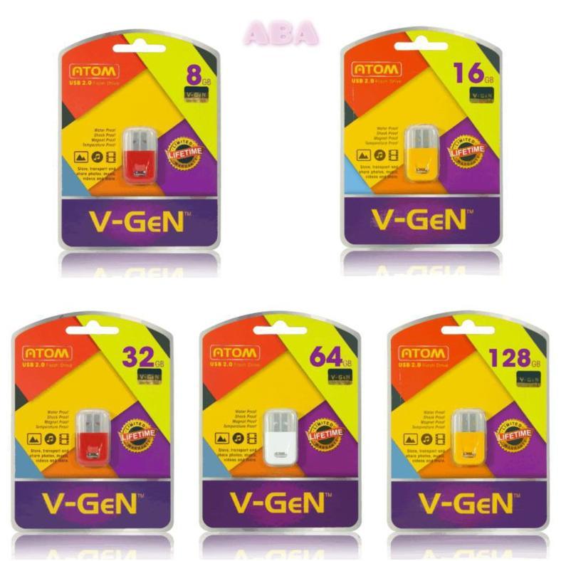 V-Gen Flashdisk Atom 8GB 16GB 32GB 64GB 128GB V-Gen/USB Flash disk V Gen Atom Original