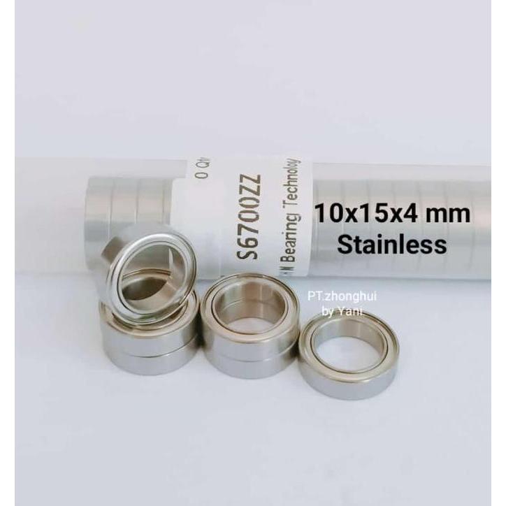 BEARING S 6700 ZZ STAINLESS ISI 1 PCS