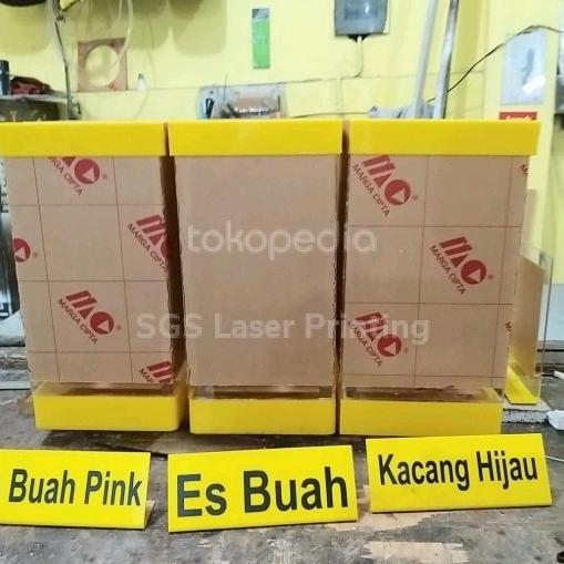 kree.shyna- Tempat ES BUAH Acrylic 15 LITER Tabung Es buah Wadah ES BUAH Akrilik 32x32x60cm Food Gra
