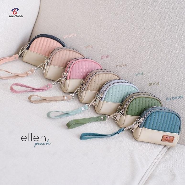 GARANSI BY Shana _ Pouch Ellen BY BIRU Tsabita / Dompet Koin Ellen BIRU Tsabita / Pouch Ellen BIRU T