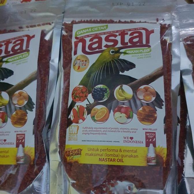 Voer Nastar Original Pakan Burung Pleci