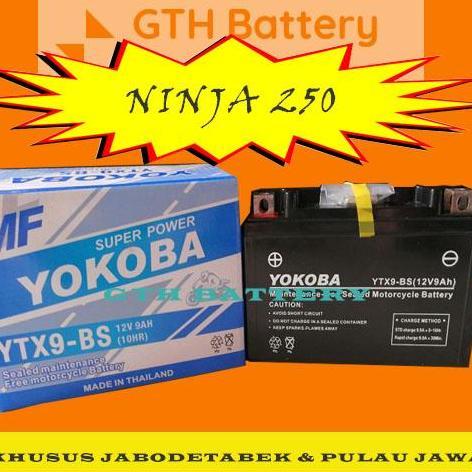 AKI MOTOR NINJA 250 YOKOBA YTX9-BS DISKON