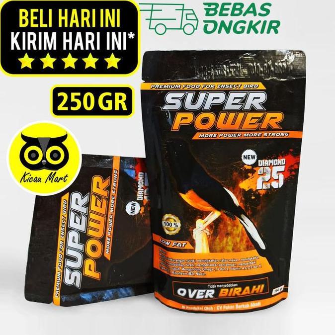 Pakan Makanan Harian Lomba Burung Murai Kacer Voer Super Power Insect