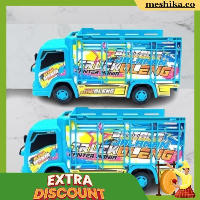 Jspt-01 Mainan Anak Truk Oleng Kanan Kiri Music Telolet Dan Lampu Truck Canter Sni