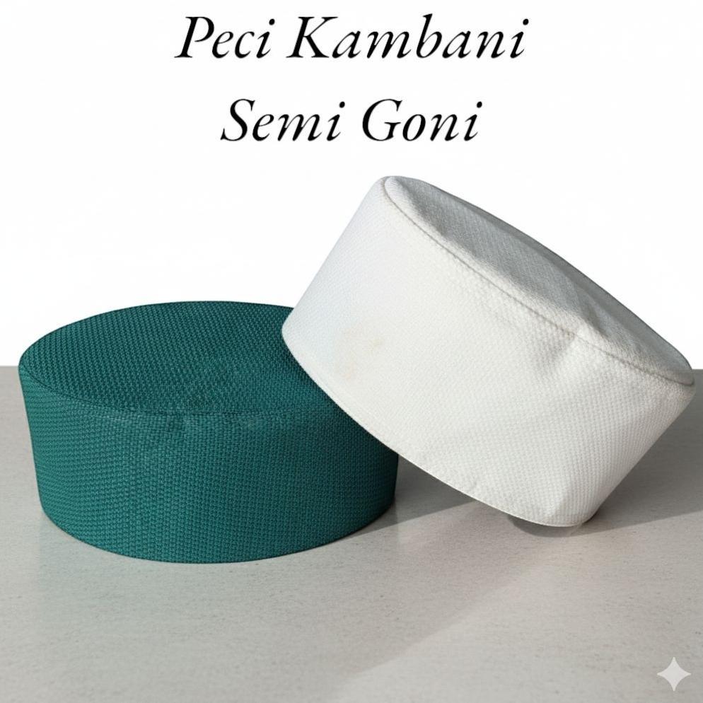 BEST SELLER Peci Kopiah Songkok Putih Polos / Peci Songkok Hijau Polos / Songkok Rajut Pria Dewasa /
