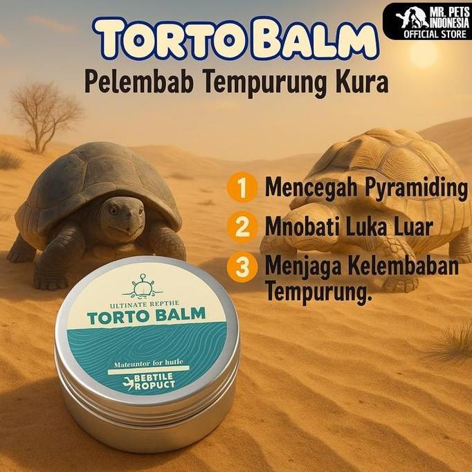 MR TORTO - TORTO BALM || TORTO WAX || TORTO SHINE || ISI 50 GR // PELEMBAB TEMPURUNG KURA KURA BEST 