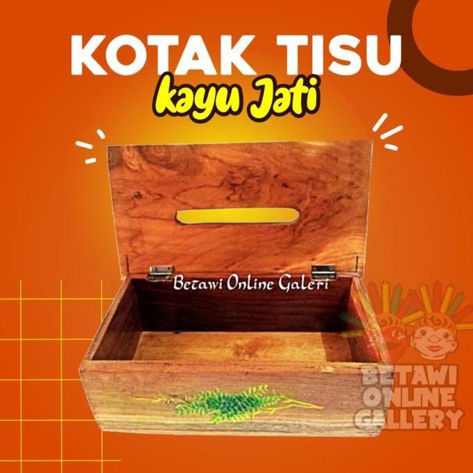 Kotak tisu kayu jati - tempat tissue kayu jati - tempat tisu kayu jati