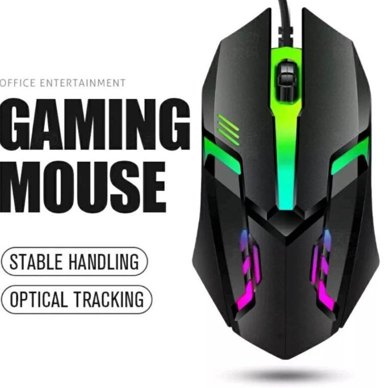 MOUSE WIRED GAMING / MOUSE GAMING RGB / MOUSE KABEL USB / MOUSE GAMING LED