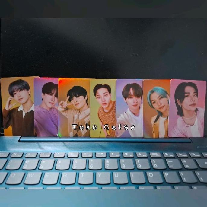 Photocard Double - Sided Stray Kids x Ultra Milk Indomaret Official | PC Ultramilk Skz Bang Chan Hyu