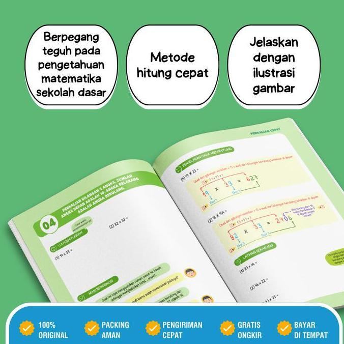 NEW Melatih Berpikir Matematika Rahasia Tugas Matematika Cepat & Akurat