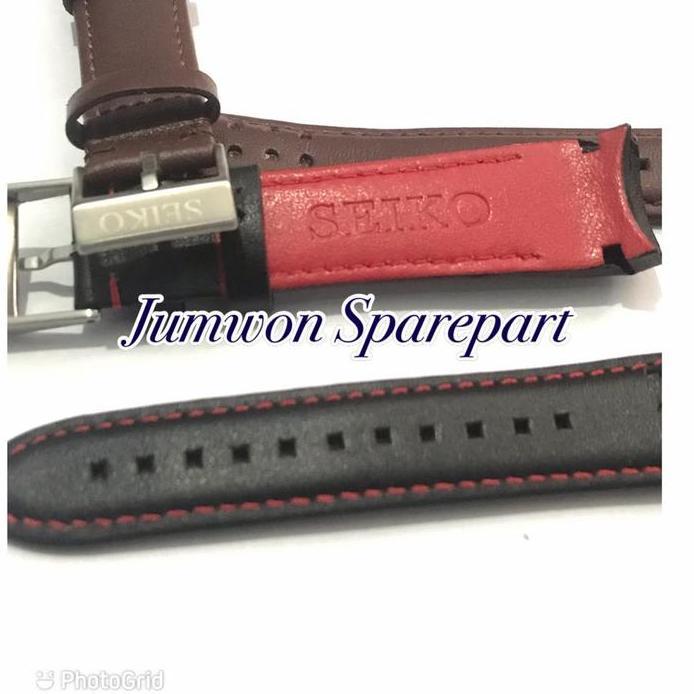 STRAP TALI SEIKO BARCELONA BARCA SPORTURA LEATHER SEIKO KULIT PREMIUM