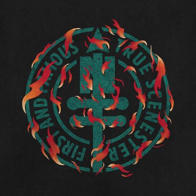 T-Shirt First And Famous - INFERNO BLACK