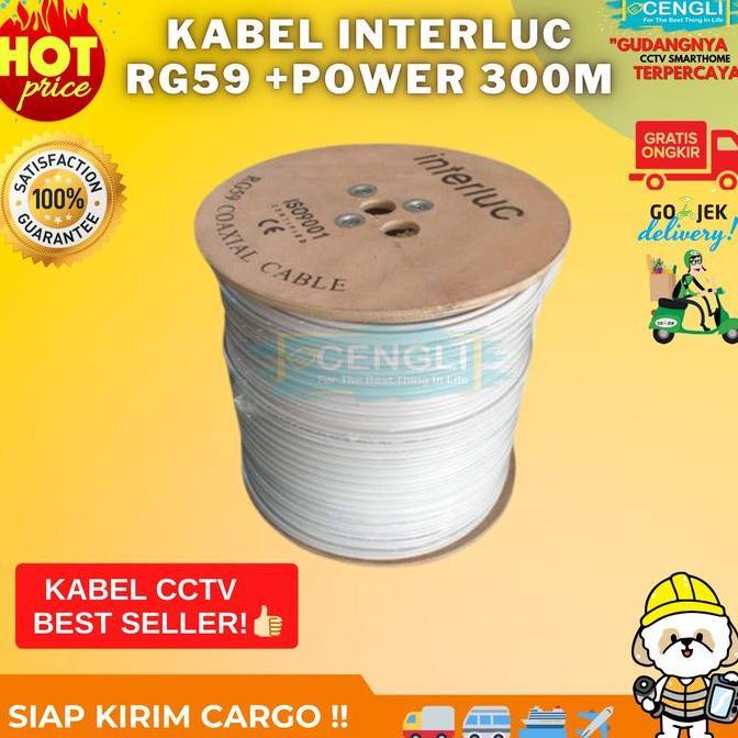 Kabel RG59 SPC 300 m/Kabel RG 59 300m RG59+power/Kabel CCTV