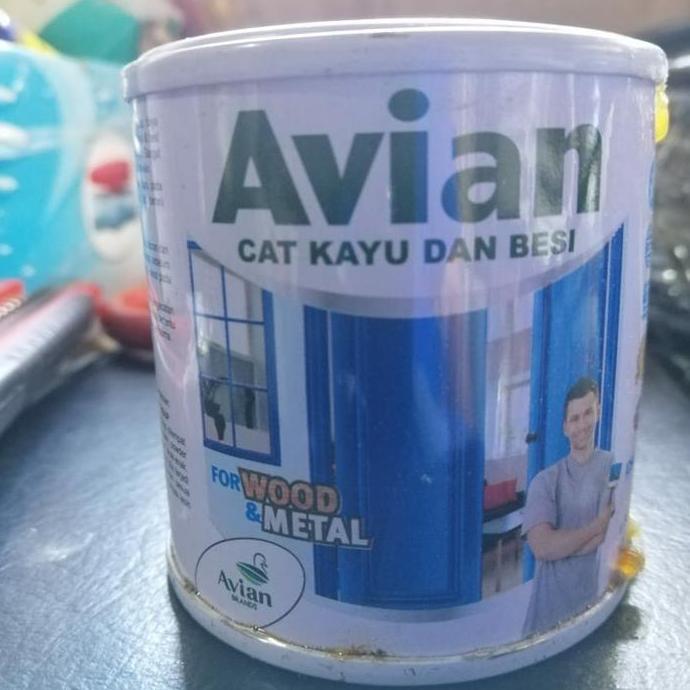 AVIAN 100ml cat kayu dan besi GOLD bronze