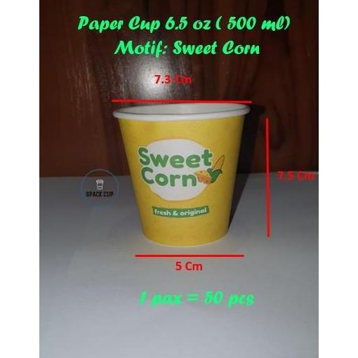 Paper Hot Cup Gelas Kertas 6,5 oz 180 ml Say Jasuke