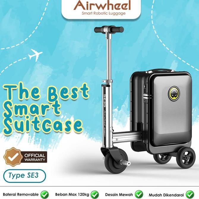 Vacanza- Airwheel Koper Se3 Hitam / Koper Elektrik