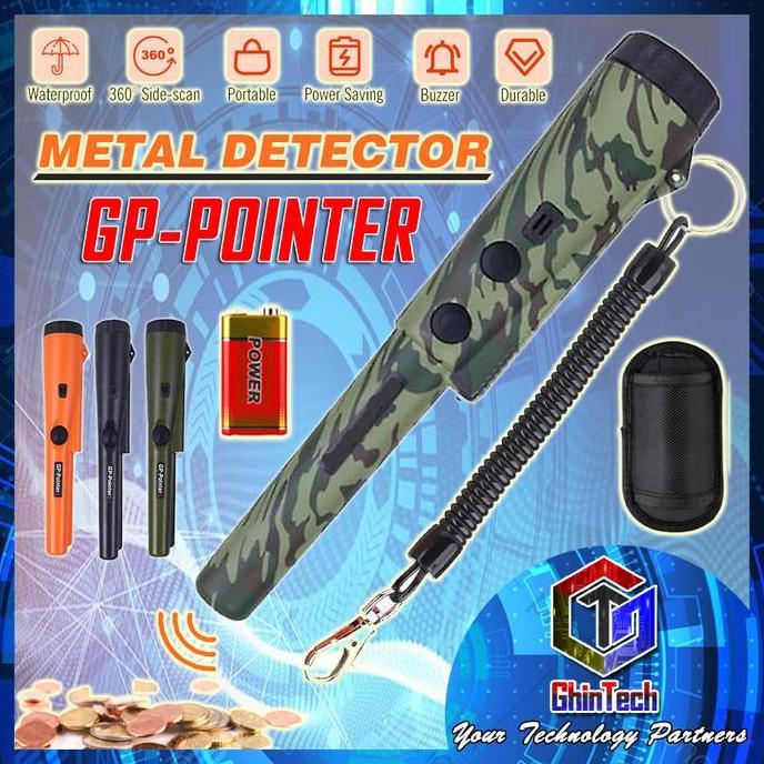 GP Pointer Metal Detektor / Alat Deteksi Logam Metal Emas Perak