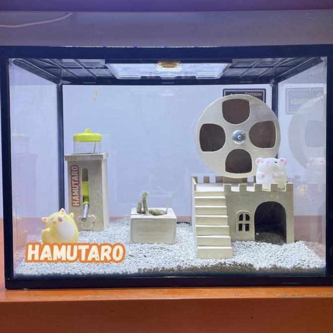 Terrarium Kandang Hamster Aquarium Medium