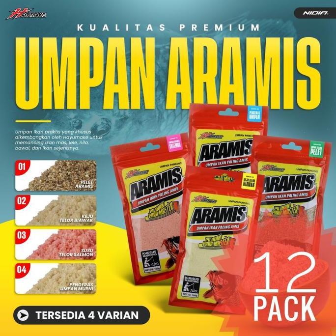 Veii- New- Umpan Ikan Mas | Umpan Pancing Aramis Siap Saji | Pelet Aramis | Sutemon | Keju Telor Bia
