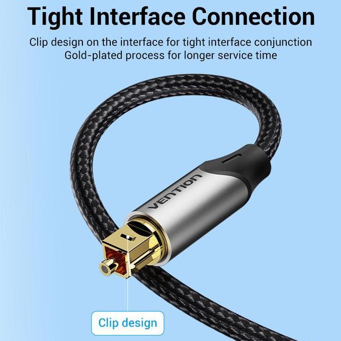 Larisjaminan- Vention Kabel Audio Tos Optical Fiber Optic Hh Quality