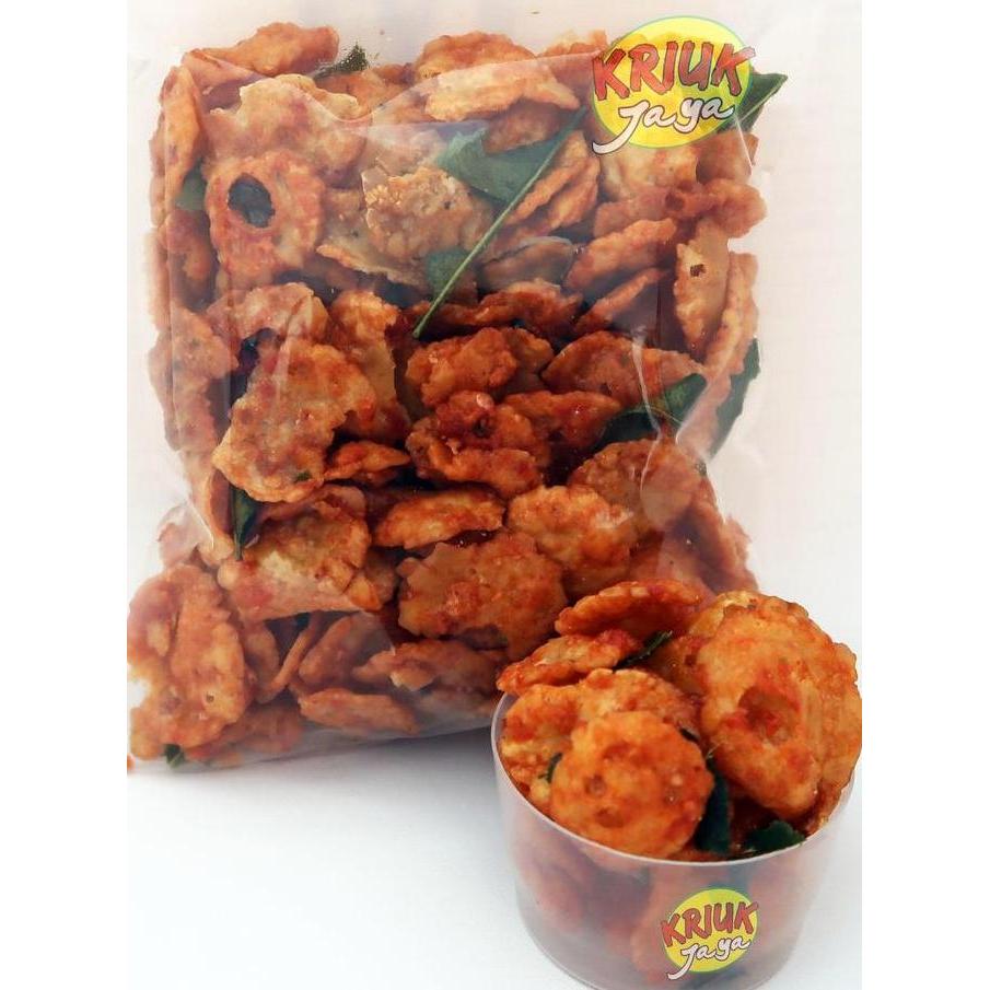Tino- Emping Pedas Manis Daun Jeruk - Emping Thailand