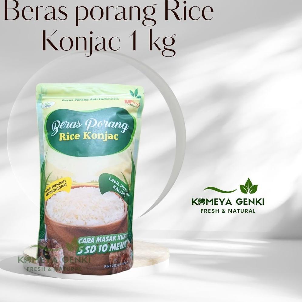 Rice Konjac Beras Porang 1 Kg ShiratakiKonjac