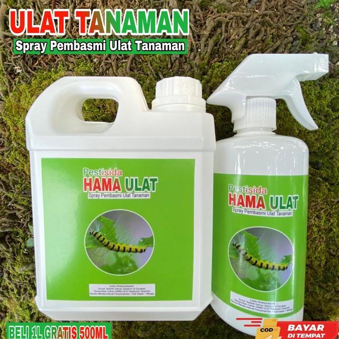 Dreamlict- Pestisida Spray Pembasmi Hama Ulat Tanaman | Ulat Bulu | 1L+500Ml