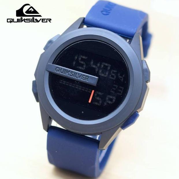 Original Jam Tangan Quiksilver Digital Strap Rubber Water Resist Gb612