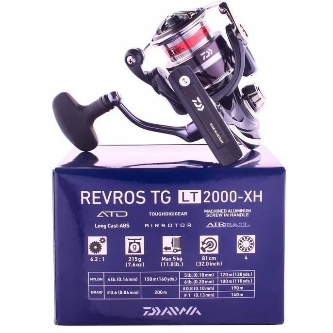 Reel Spinning Daiwa Revros LT TG 2020 - 2000XH IndonesiaMemancing