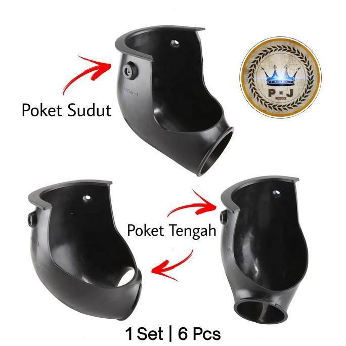 PJ - Billiard Pocket | Poket Meja Billiard 9 Ft Import | Model Keong