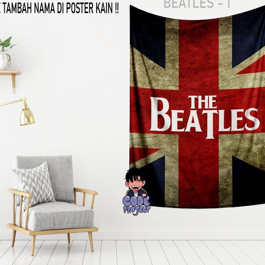 Poster Kain The Beatles - Hiasan Dinding The Beatles - Custom Poster Kain - Custom Hiasan Dinding - 