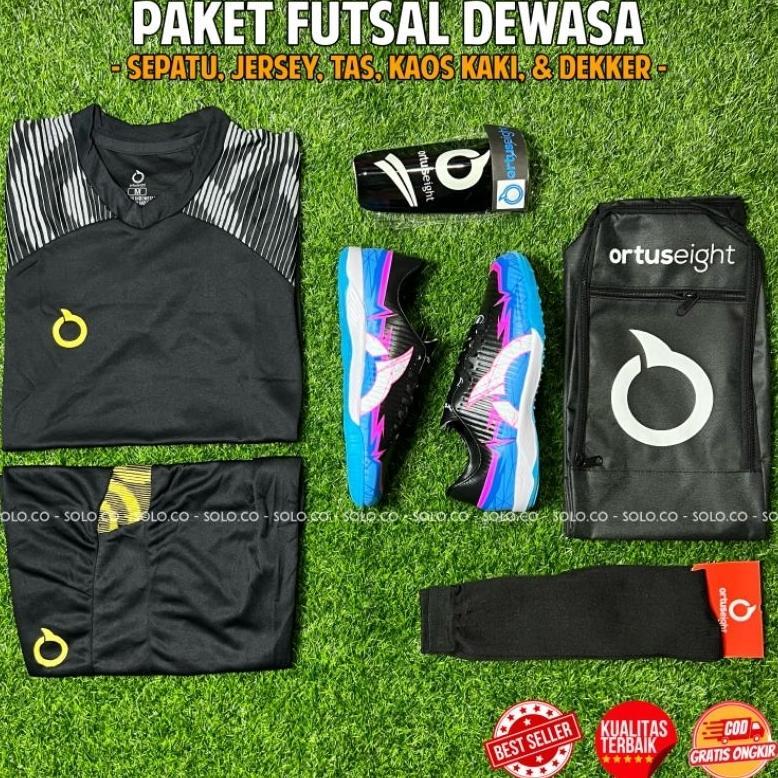 Promo Sepatu Futsal Ortus Catalyst Raiden Fg Lengkap Paket Komplit Sepatu Futsal Ortuseight Terbaru