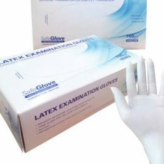 Sarung Tangan Latex Handscoen Isi 100 Lembar