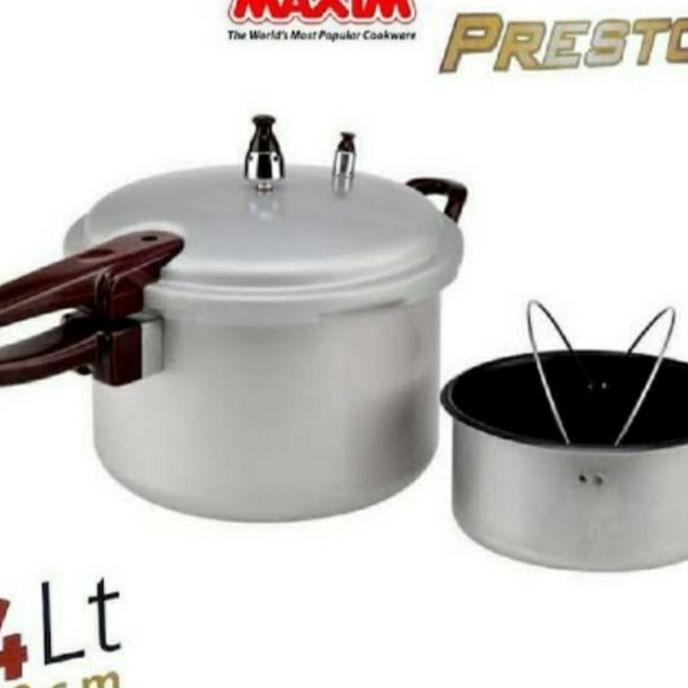 Presto Maxim 4 Liter 20Cm Maxim Pressure Cooker 4 Liter Panci Presto Maxim Alumunium Maxim Presto 4L