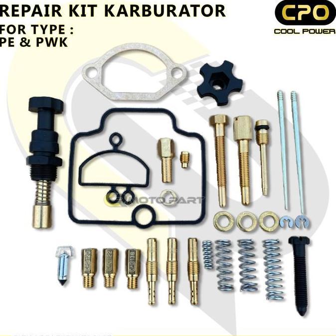 Cpo Repair Kit Karburator Pe Pwk  Universal Pe 24 26 28 30 Pwk 28 30 32 34 36 38 Semua Karbu Parkit 