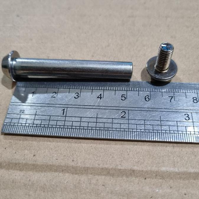 Baut Rear Shock Frame Sepeda Mtb 51Mm