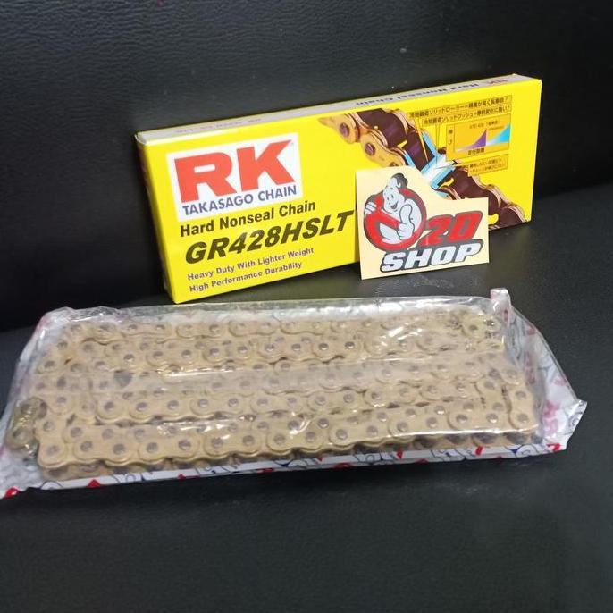 rantai RK takasago 428 - 130L hslt gold