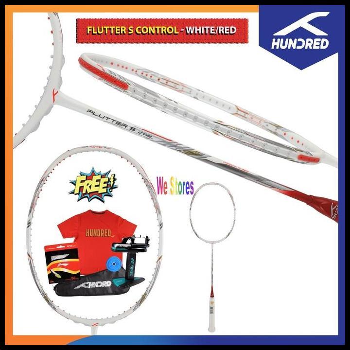 New Product Hundred Hndrd Flutter S Ctrl Control Raket Badminton