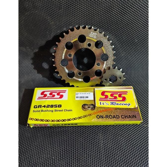 GEAR SET SSS 428 ASTREA GRAND PRIMA WIN LEGENDA SUPRA X 100 SUPRA FIT LAMA FULL SSS