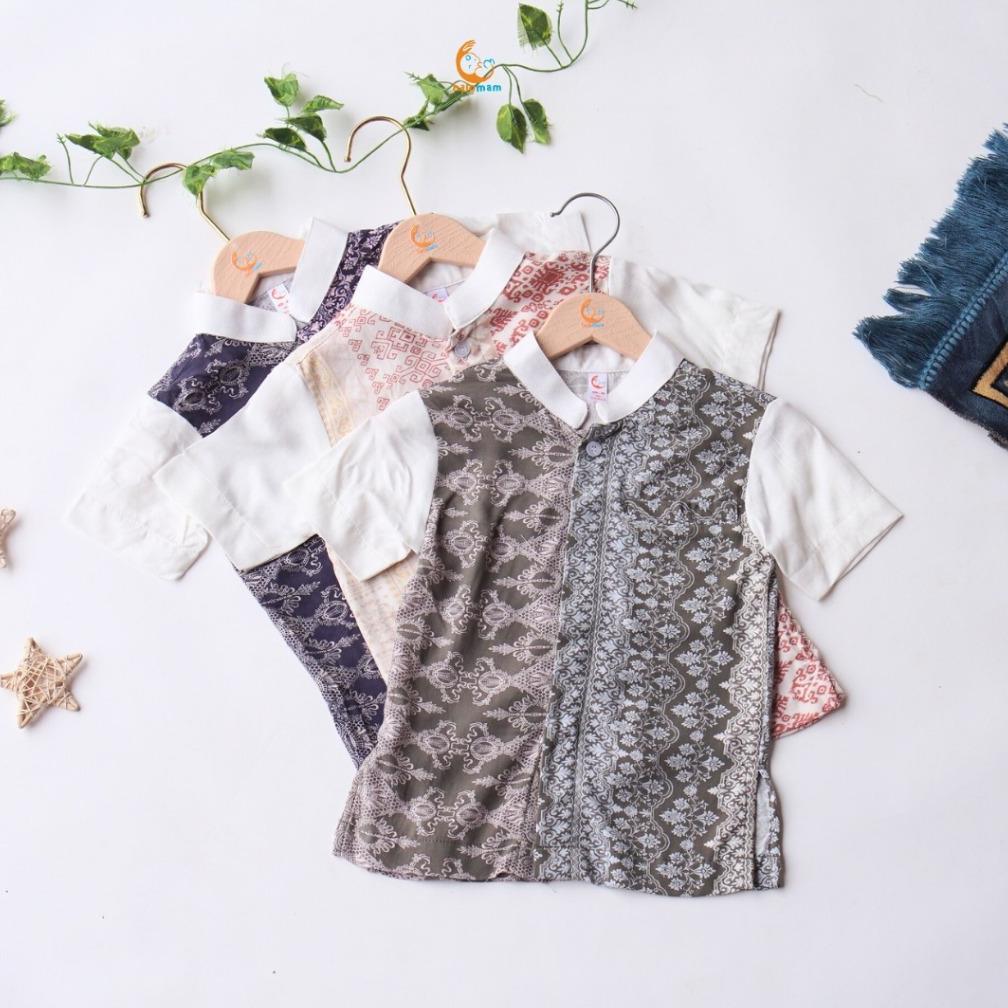 Terlaris Halomam - Aqso Koko Anak ( Baju Koko Anak / Setelan Anak 6 Bulan - 8 Tahun ) Kekinian