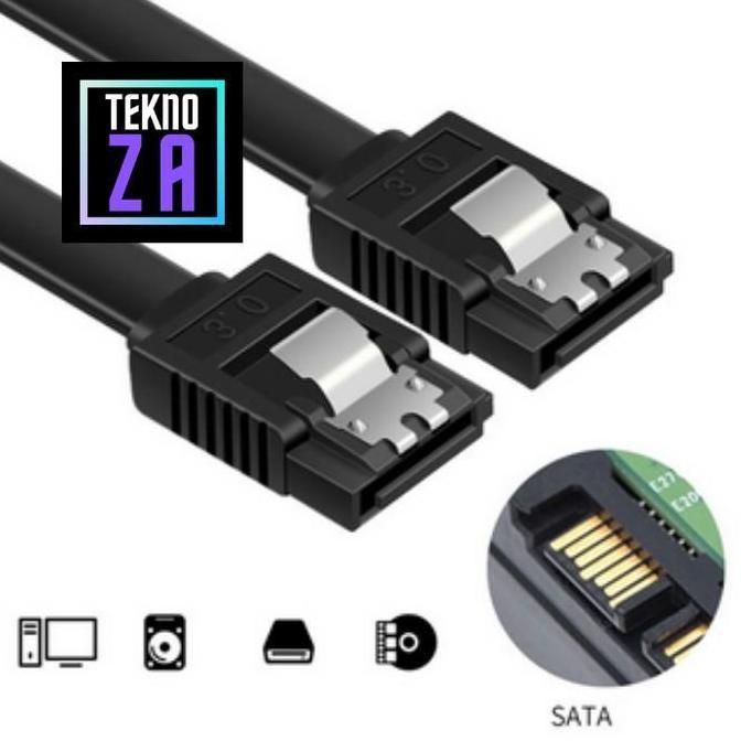 Kabel SATA III Panjang 1M / 100cm High Quality 6 Gb/s