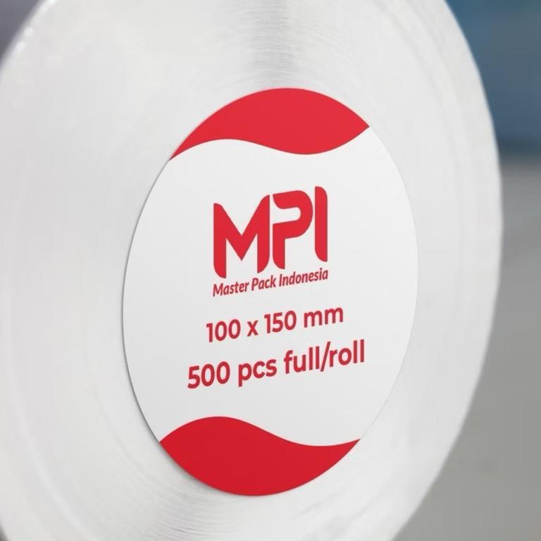 Kertas Thermal Mpi 150 X 100 Mm Isi 500 Awb Resi Stiker Paket