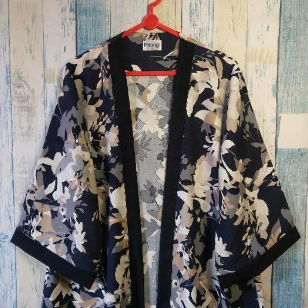 Outer Cardigan Wanita Model Kimono Jumbo