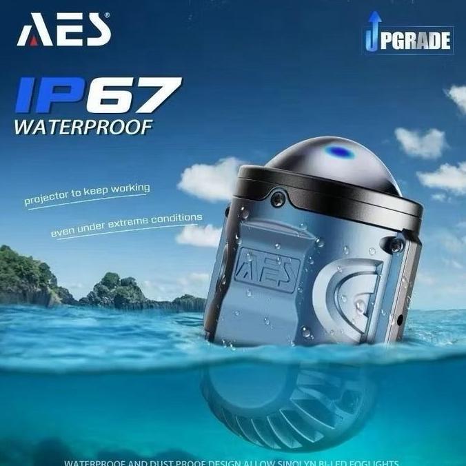 Foglamp 2 inchi Bilens Bi laser LED Projector Lens Biled AES Foglamp FX-2 Mini 2 Inch 5700 Kelvin Do