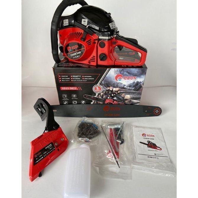 (Good) PROMO COD EDON Mesin Chain Saw 22 in 2 Tak Gergaji Chainsaw Potong kay
